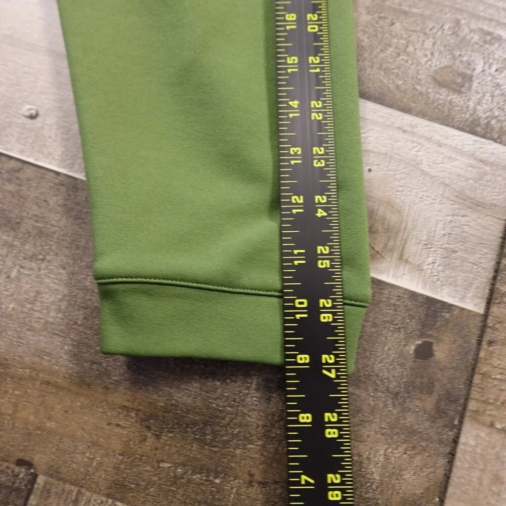 The North Face‎ full zip sweater jacket men's large green TKA stretch